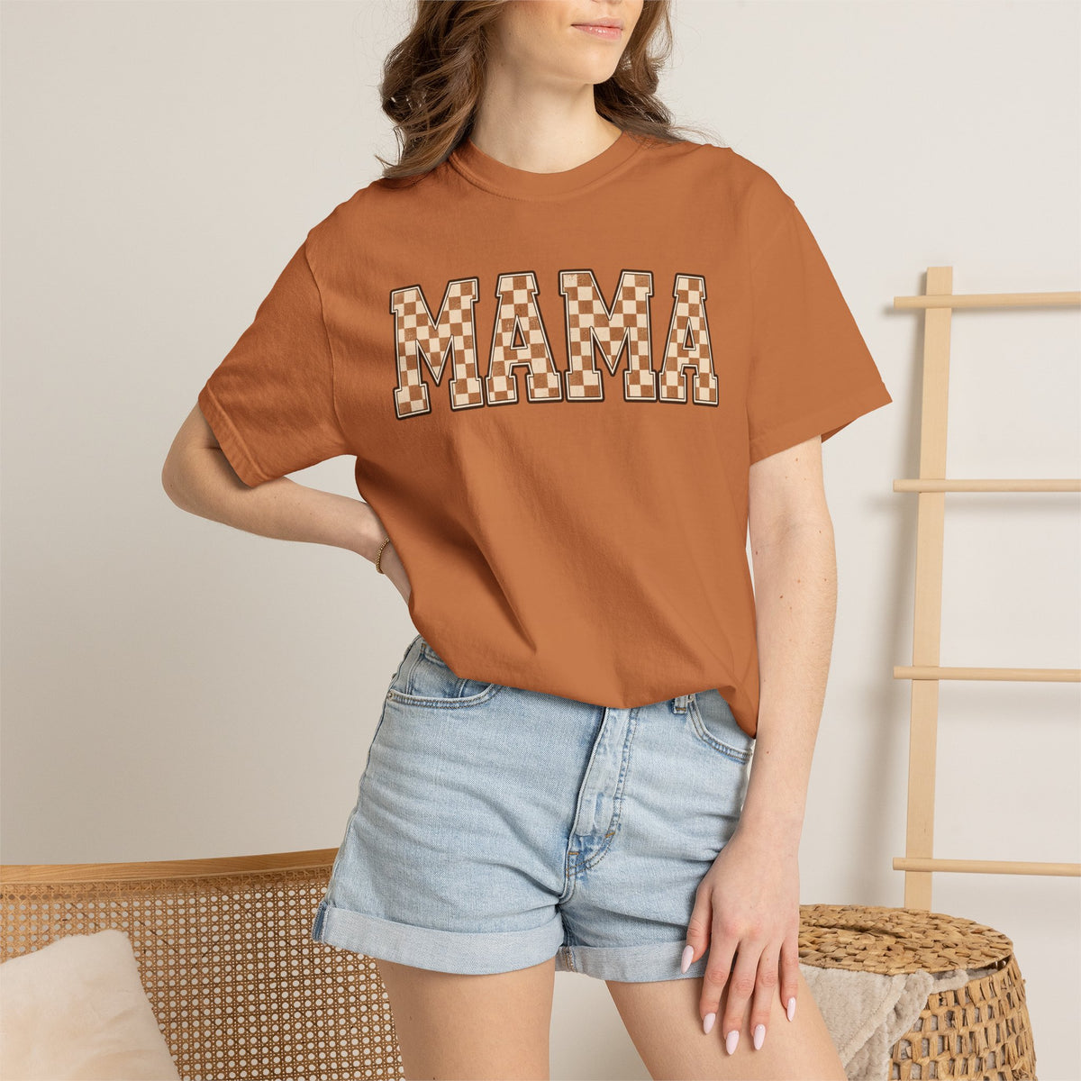 Checkered Mama Shirt