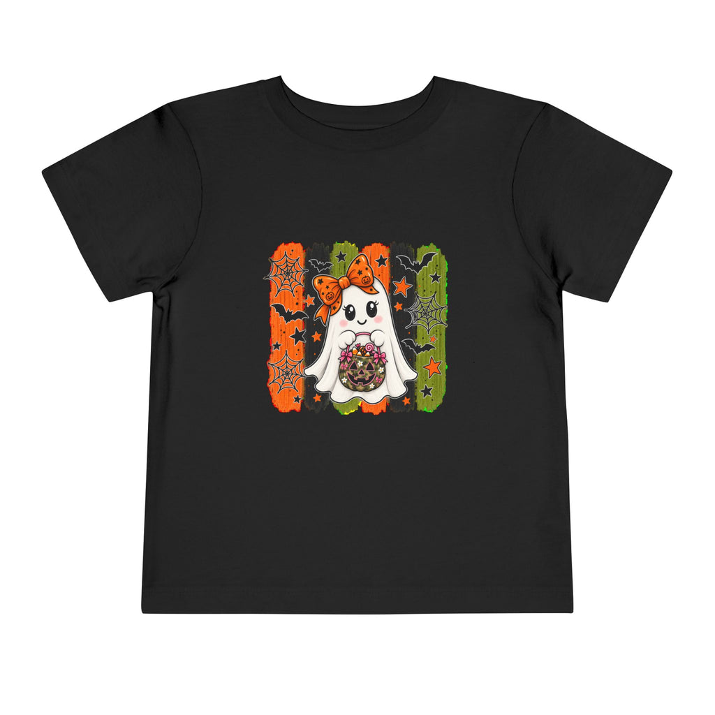Trick or Treat Toddler Girl Ghost Tee