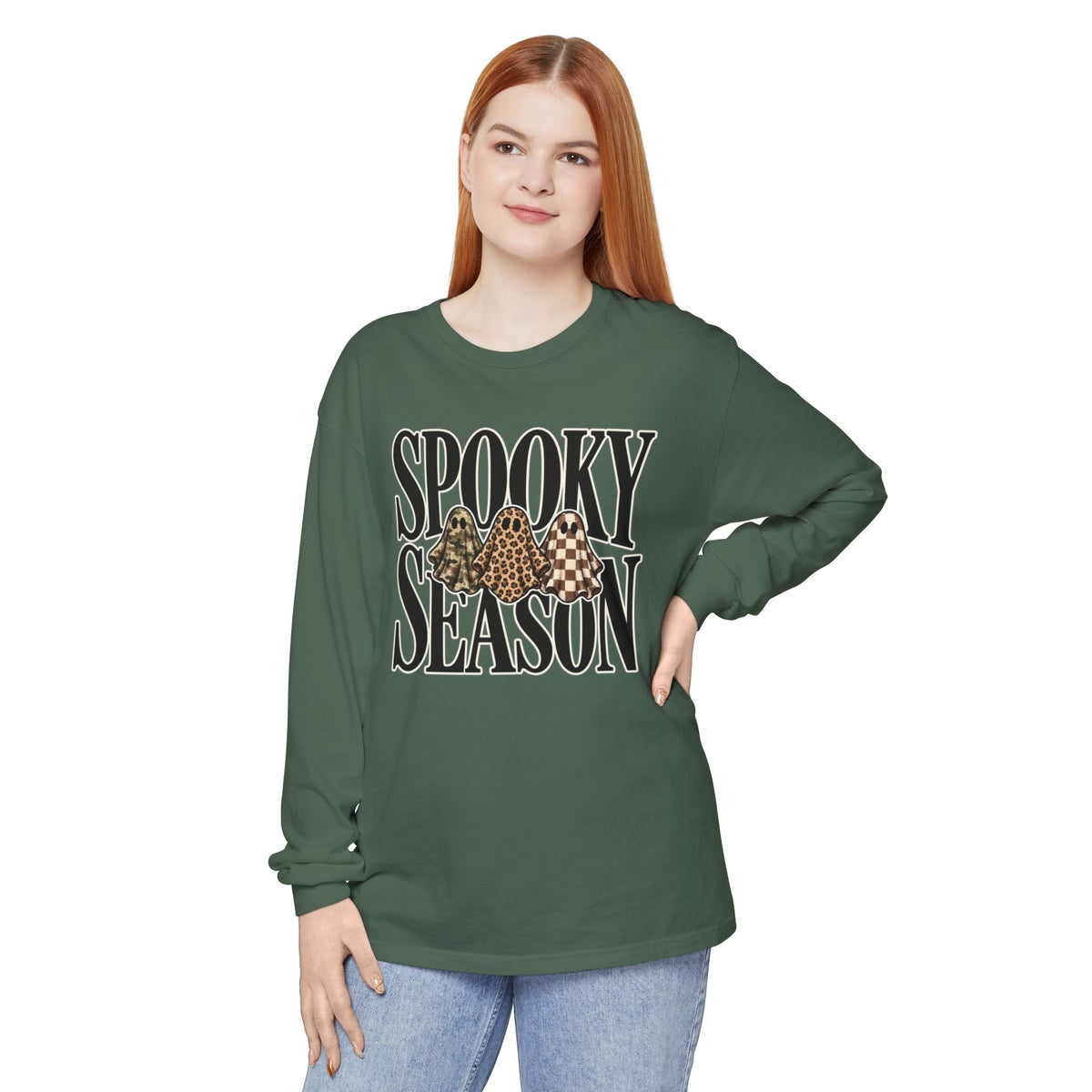 Ghost Spooky Season Long-Sleeve