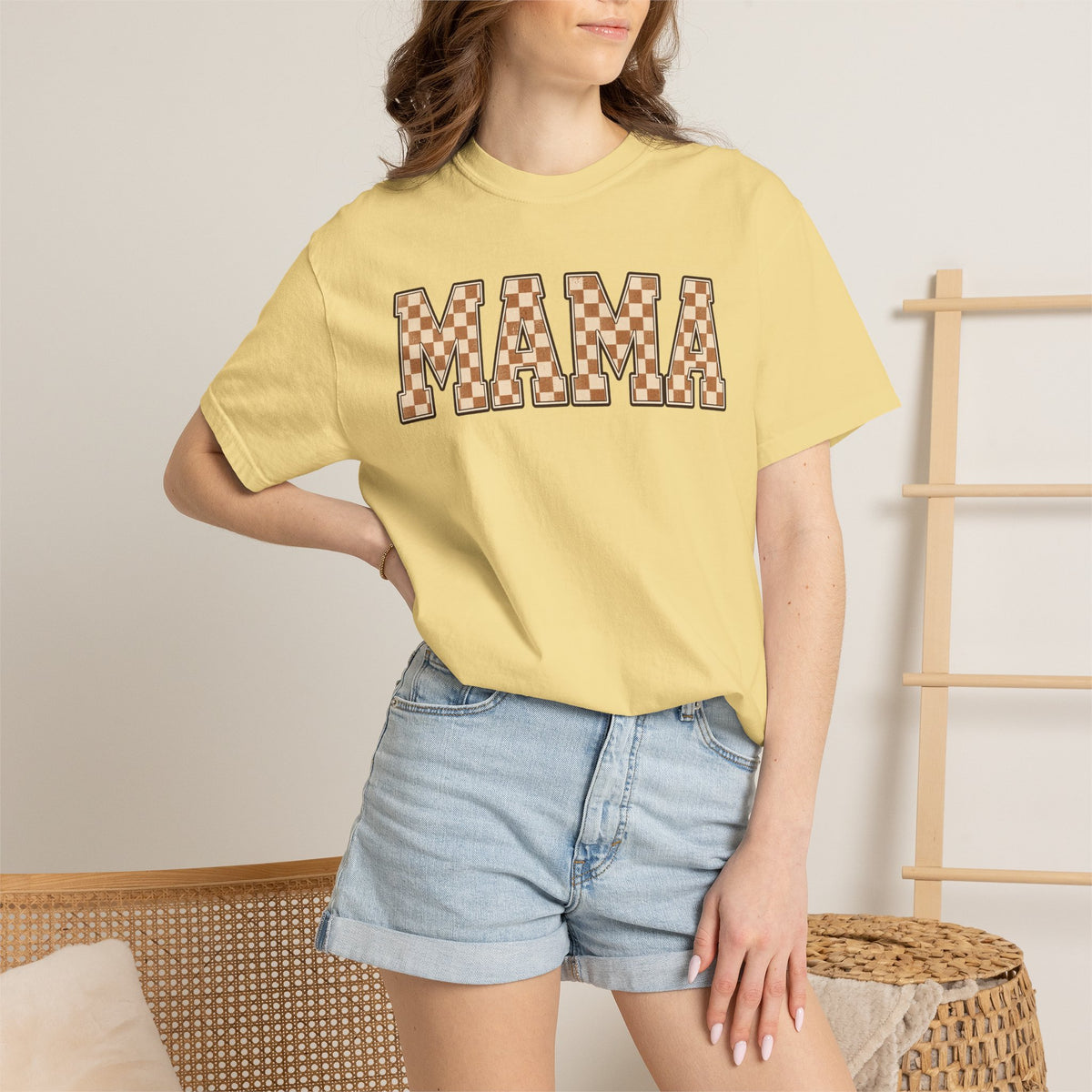 Checkered Mama Shirt