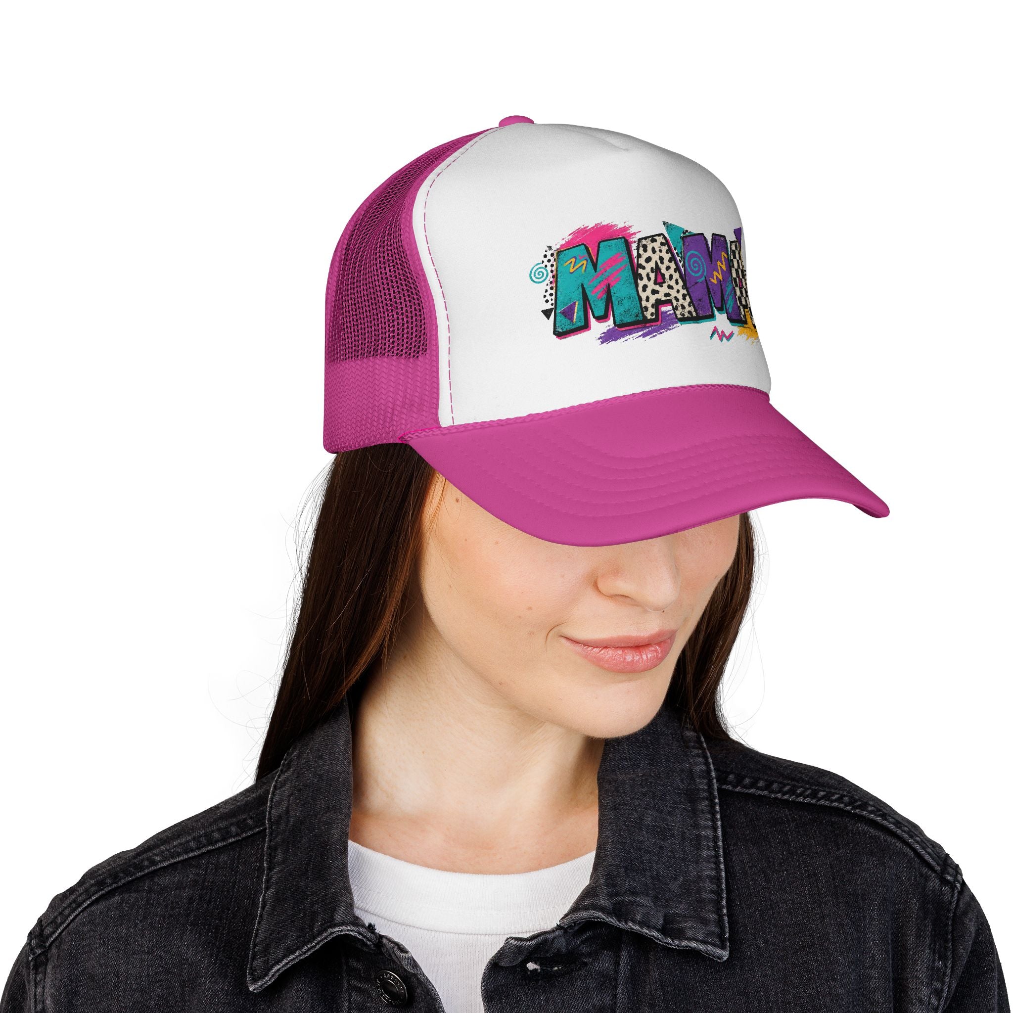 90s vibe mama trucker hat