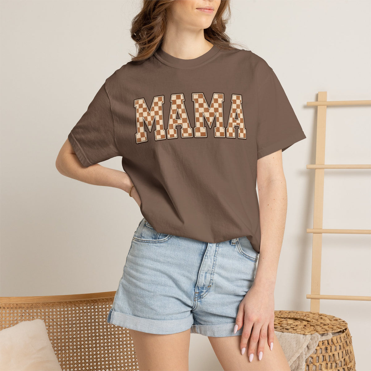 Checkered Mama Shirt
