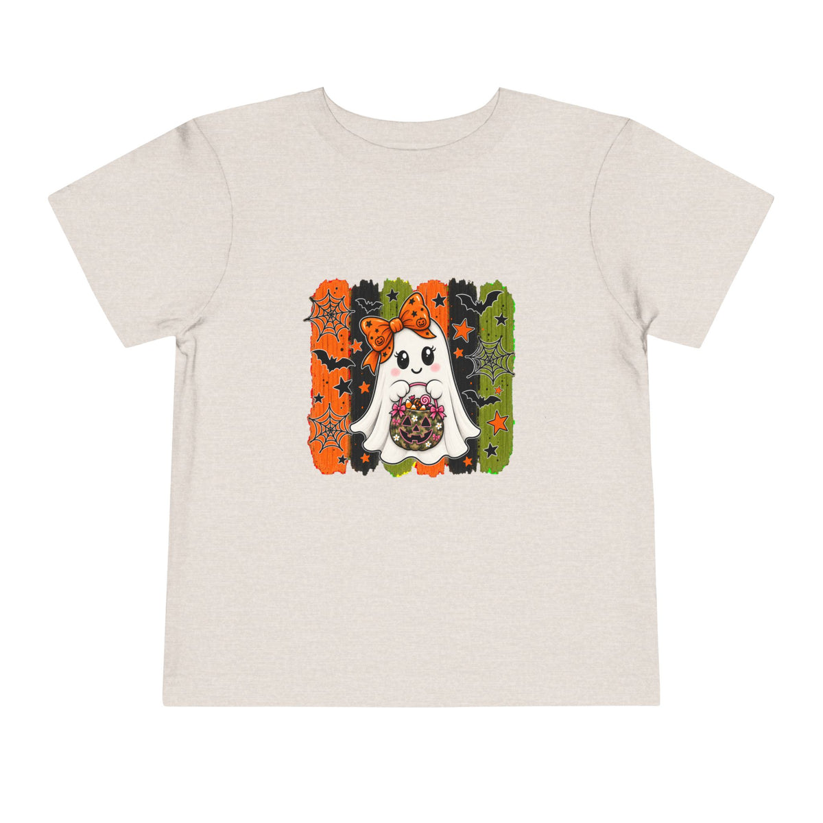 Trick or Treat Toddler Girl Ghost Tee